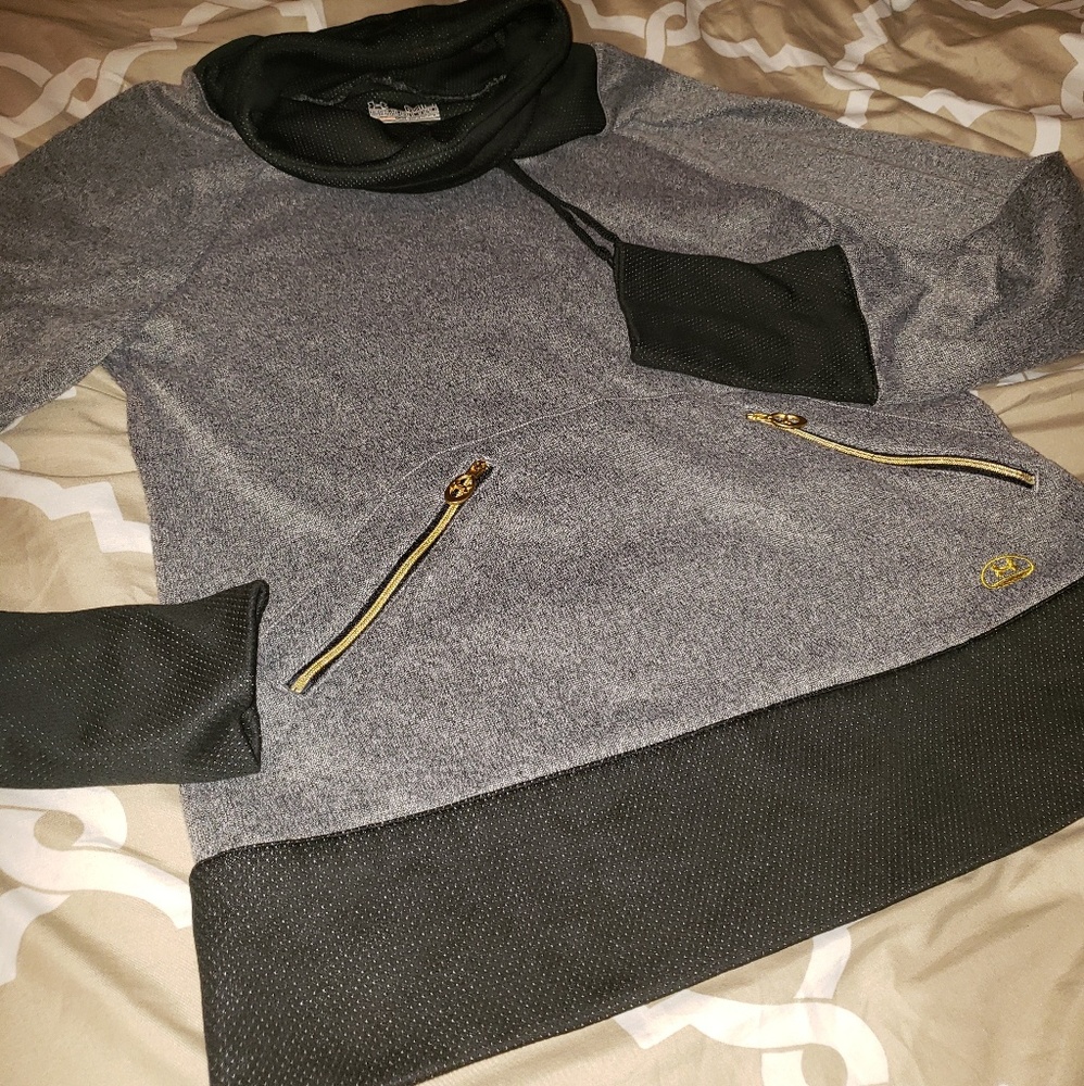 Cowl neck under armour shirt